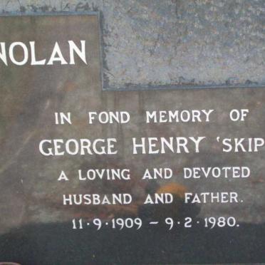 NOLAN George Henry 1909-1980