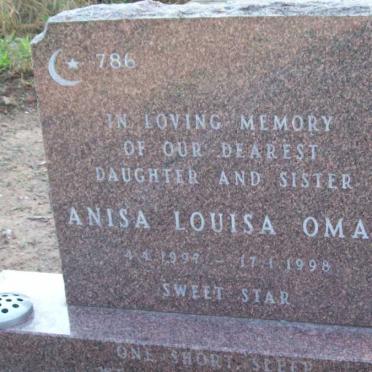 OMAR Anisa Louisa 1997-1998
