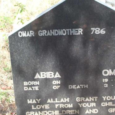 OMAR Abiba 1886-1986