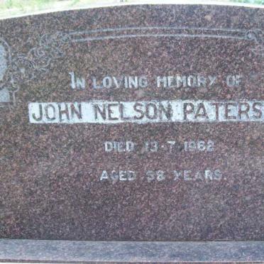 PATERSON John Nelson -1962