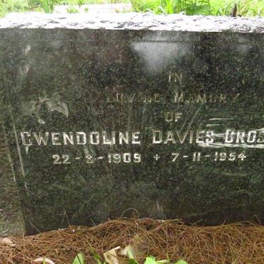 CROSS Gwendoline, DAVIES 1909-1954