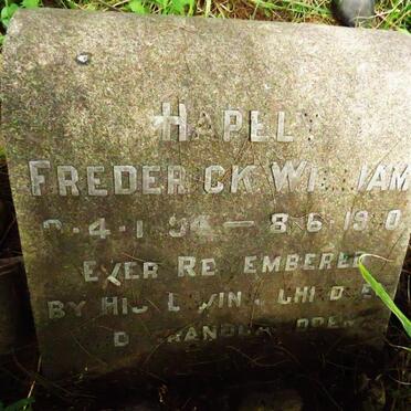 HAPELY Frederick William 1894-19?0