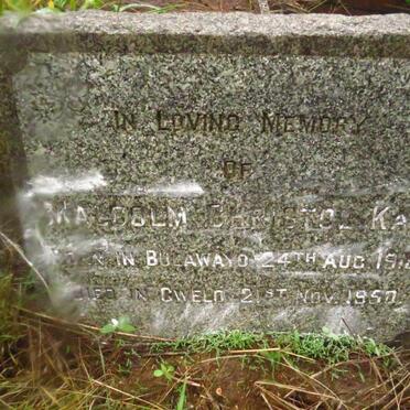 KAY Malcolm Christol 1915-1950