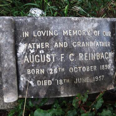 REINBACH August F.C. 1895-1957