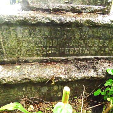 WATKINSON George Albert 1868-1918
