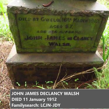 WALSH John James de Clancy -1912 & Johanna -1919_2