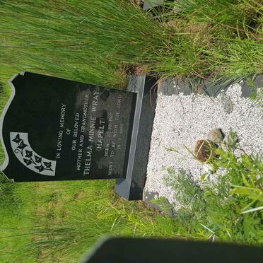 WRAY Thelma Minnie formerly HAPELT 1927-1995