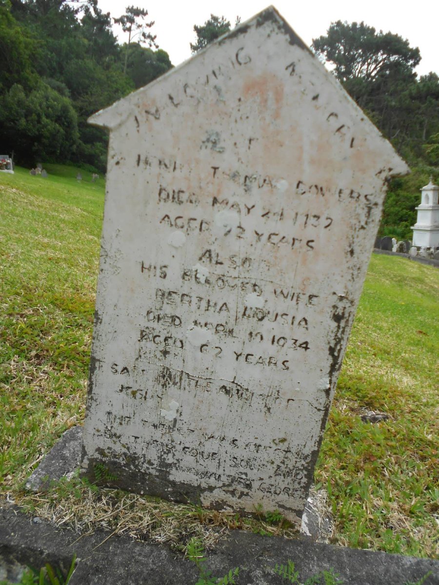 BOWERS Henry Thomas -1932 &amp; Gertha Lousia -1934 